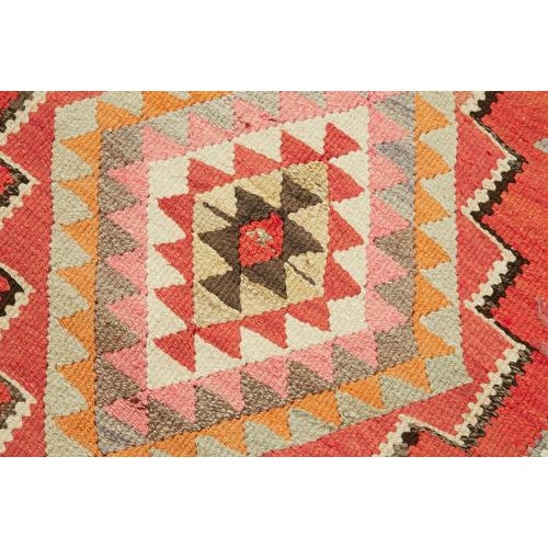 Vintage Kilim Runner Rug For Sale - Image 5 of 7