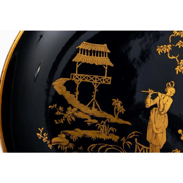 Vintage Carole Stupell Chinoiserie Porcelain Plates- Set of 6 For Sale In New York - Image 6 of 9