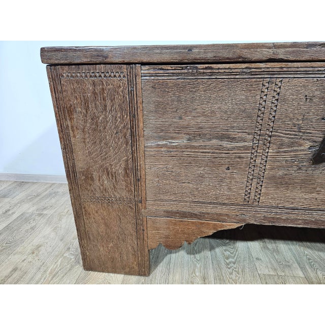 Gothic Chest, 15th Century For Sale - Image 4 of 18