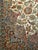 Vintage Persian Isfahan Rug, Hand-Knotted Wool & Silk, Floral Pattern, Ivory & Caramel,7x10 For Sale - Image 13 of 15