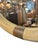 1980's Faux Elephant Tusk Console Table and Mirror For Sale In Los Angeles - Image 6 of 10