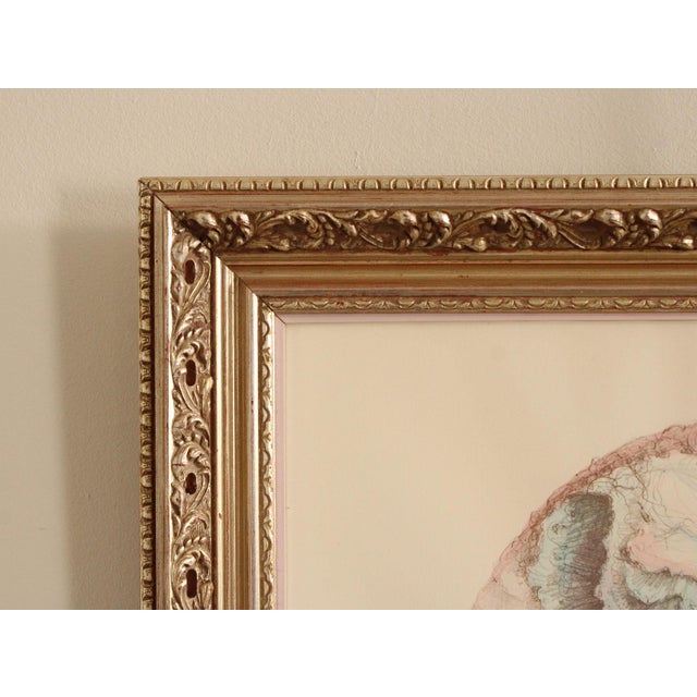 Mary Vickers Handcolored Lithograph, 'Golden Tresses' For Sale - Image 11 of 12