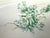 French Antique French Digoin Ironstone Serving Bowl Green Floral For Sale - Image 3 of 9