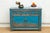 Ming Teal Distressed Vintage Credenza For Sale - Image 10 of 10