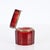 Ruby Red and Gilt Silver Faceted Murano Glass Jewelry Box, Italy, 1920s For Sale - Image 3 of 14