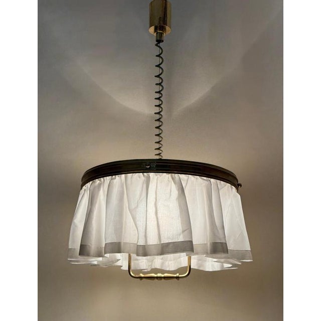 Austrian Brass Pendant attributed to Kalmar, Loos Manner, 1980s For Sale - Image 15 of 18