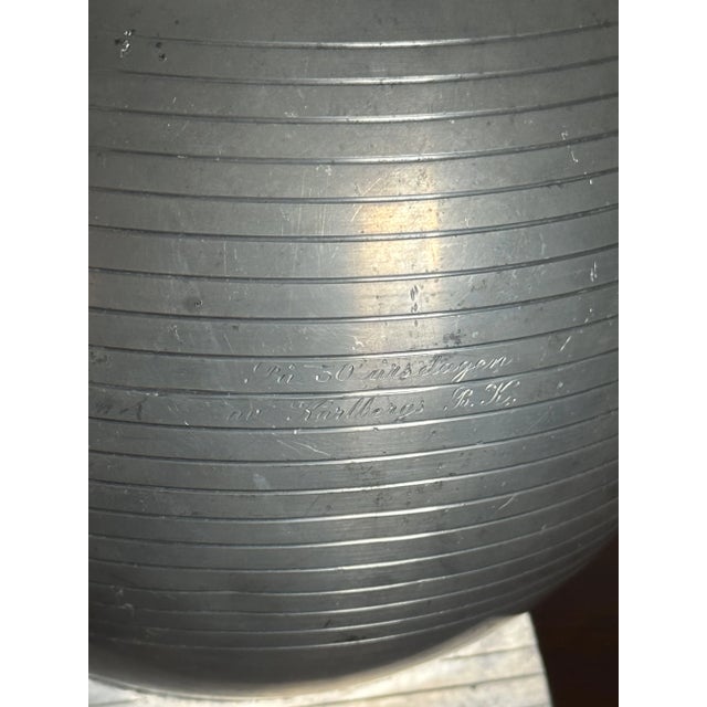 1940s Gab Sweden Table Lamp, Pewter For Sale In Philadelphia - Image 6 of 7