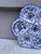 Rustic French Blue & White Faience Oyster Plate Moustiers Style, Circa 1940 For Sale - Image 3 of 4