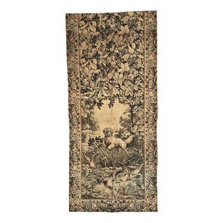 Vintage French Aubusson Style Jacquard Tapestry Panel, 1940s For Sale