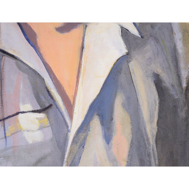 Woman in the Morning Sun - Large Scale Portrait in Oil on Canvas by Patricia Gren Hayes For Sale In Monterey, CA - Image 6 of 8