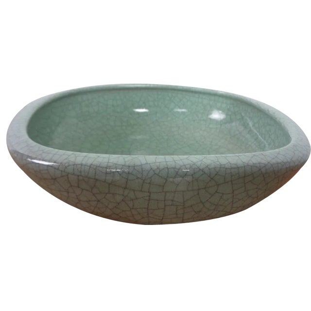 Craquele Glaze Ceramic 5749 Bowl by Friedgard Glatzle for Karlsruher Majolika, 1950s For Sale
