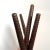 Mid-20th Century Wood and Metal Dark Brown Industrial Textile Quills Set of 4 For Sale - Image 4 of 7