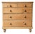 Antique English Pine Dresser on Tulip Feet, Chest of Drawers - Circa 1880 For Sale