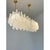 Contemporary Rectangular Gold and Clear Murano Glass Chandelier by Simoeng For Sale - Image 3 of 6