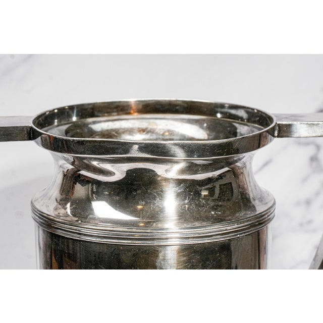 1930s Huge Bright Antique Silverplate Double Handle Trophy Cup Award Hampton Roads Virginia For Sale - Image 5 of 13