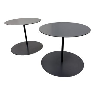 Giulio Cappellini for Cappellini Gong Side Tables, Pair For Sale