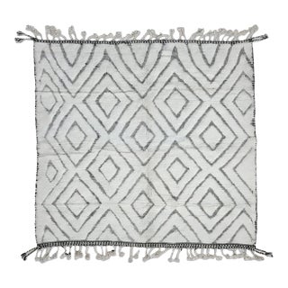 Beni Ourain Style Rug - 9.3 X 8.6 Ft For Sale