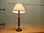 Lovely Turned and Painted Hollow Barley Twist Table Lamp A skilfully turned piece, this lamp stands on a turned wooden...