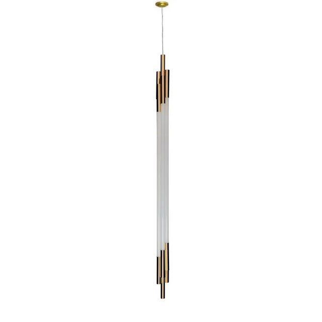 Contemporary Small Vertical Org Pendant Lamp by Sebastian Summa For Sale - Image 3 of 7
