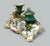 Ceramic Antique English Coalbrookdale Flower Encrusted Porcelain Inkwell Centerpiece 1820 For Sale - Image 7 of 7
