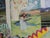 2020s Gone With the Southern Wind Contemporary Handmade Paper Collage Made Using Vintage Ephemeria Framed Under Glass For Sale - Image 5 of 6