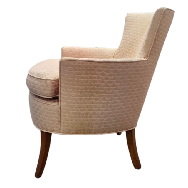 Mid-Century Modern 1950s Mid-Century Barrel Back Club Chair For Sale - Image 3 of 8