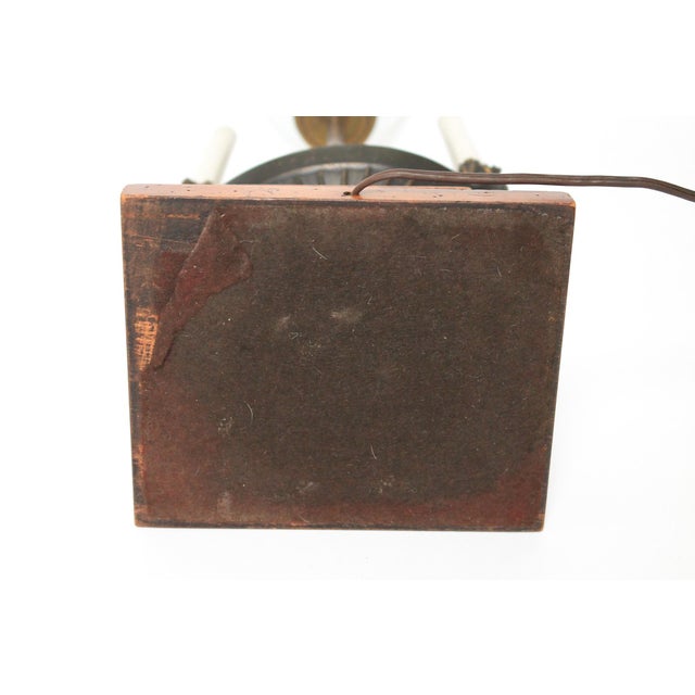 Vintage Stiffel Neoclassical-Style Brass Bouillotte-Style Table Lamp For Sale - Image 14 of 15