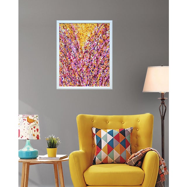 Expression on Gold 23.Modern Original Hand Painting. For Sale - Image 9 of 10