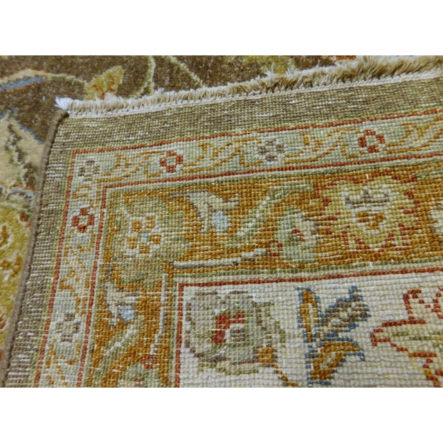 Hand Knotted Indo Oushak Rug. 8'x 9'7" For Sale - Image 15 of 18