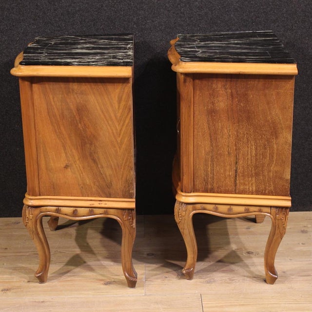 Vintage Italian Bedside Tables, 1950, Set of 2 For Sale - Image 10 of 14
