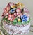 Vintage Italian Capodimonte-Style Porcelain Floral Centerpiece For Sale In Naples, FL - Image 6 of 18