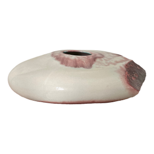 Monumental Modernist Raku Vase by Tony Evans