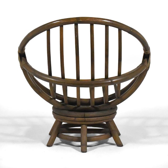 Clarke Casual Rattan Lounge Chair For Sale - Image 9 of 13