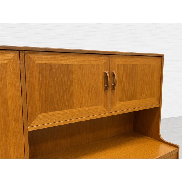 Wood Mid Century Modern Teak Credenza / Sideboard by G-Plan, C. 1960s For Sale - Image 7 of 15