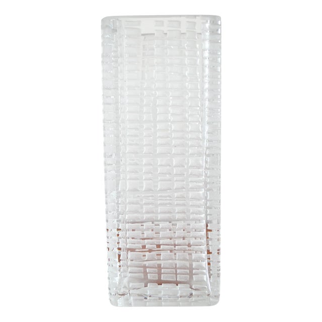 Vintage Glass Vase attributed to Horst Tünselmann for Peill & Putzler, 1960s For Sale