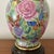 Late 20th Century Vintage 1990's Frederick Cooper Floral Butterfly Ceramic Urn Jar Table Lamp For Sale - Image 5 of 11