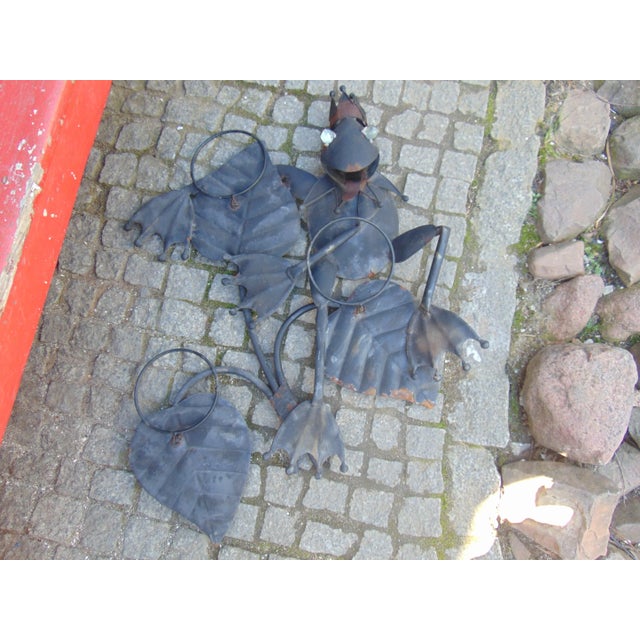 Vintage Metal Frog Planter, 1970s For Sale - Image 9 of 9