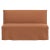 Contemporary Slipcover Dining Banquette in Zuma Terracotta For Sale - Image 3 of 6