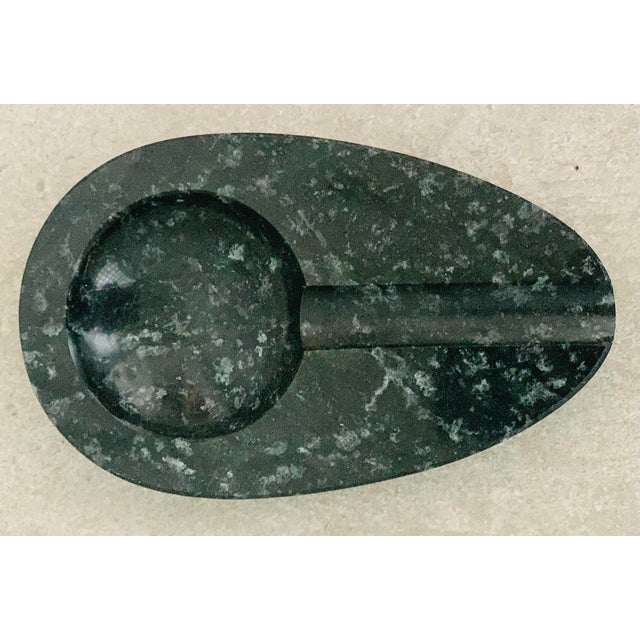 Mid-Century Modern Vintage Mid-Century Modern Italian Marble Cigar, Pipe, Cigarette Ashtray For Sale - Image 3 of 12