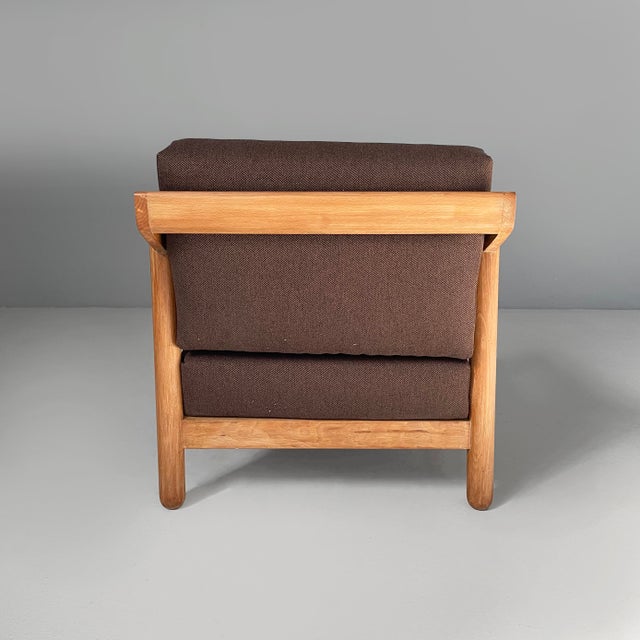 1960s Mid-Century Modern Italian Loden Armchair by Vico Magistretti for Cassina, 1960s For Sale - Image 5 of 18