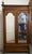 French Arts & Crafts Walnut Double Door Armoire with Mirror, 1890 For Sale - Image 10 of 14