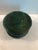 Round Green Wood Box With Elephant Tin Accent For Sale - Image 9 of 10