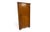 Brown Antique Single-Door Corner Wardrobe with Internal Shelves For Sale - Image 8 of 9