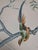 Pink Handpainted Silk Wallpaper, Chinoiserie Birds and Bamboo, Chinoiserie Handmade Wallpaper Mural - Set of 4 For Sale - Image 8 of 12