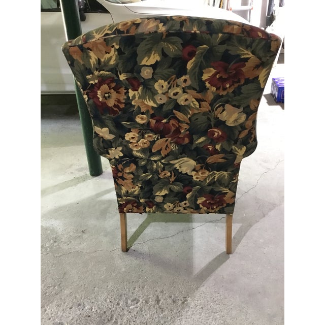 English 1990s Drexel Heritage Royal Country Retreats Collection Wingback Chair For Sale - Image 3 of 4