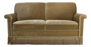 Danish 2-Seater Sofa in Green Furniture Velour, 1970s