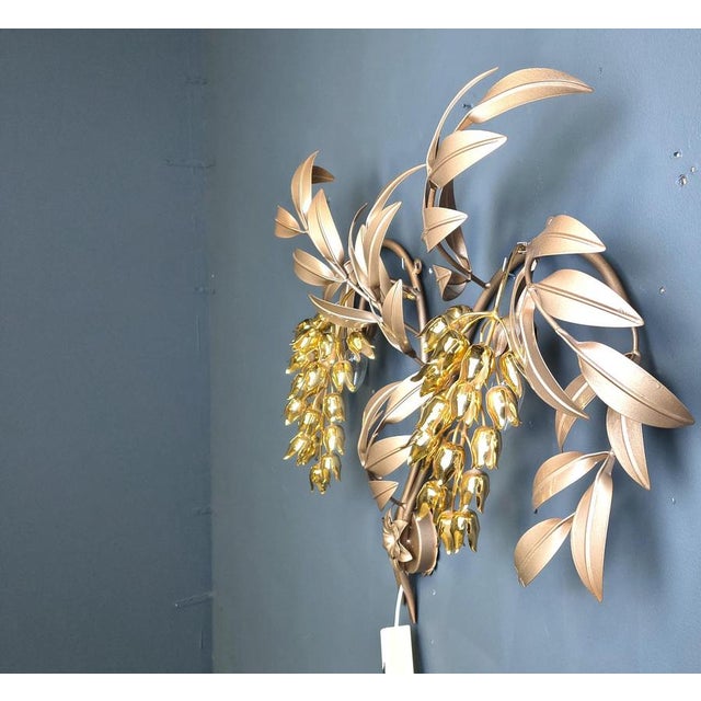 Vintage Tulip Wall Lamp by Hans Kögl , 1970s For Sale - Image 9 of 12