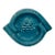 Mid 20th Century Vintage Harry's Bar Venice Italy Ashtray Blue Ceramic Dish For Sale