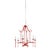 Wildwood Bamboo Chandelier - Pomegranate Finish For Sale