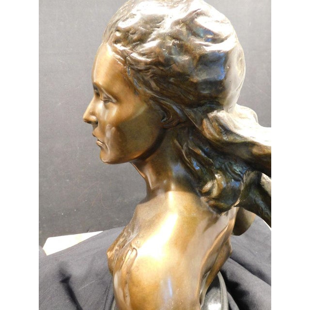 Frederick Hart the Muse Suite "Theatre" Bronze Sculpture With Granite Base For Sale - Image 11 of 11